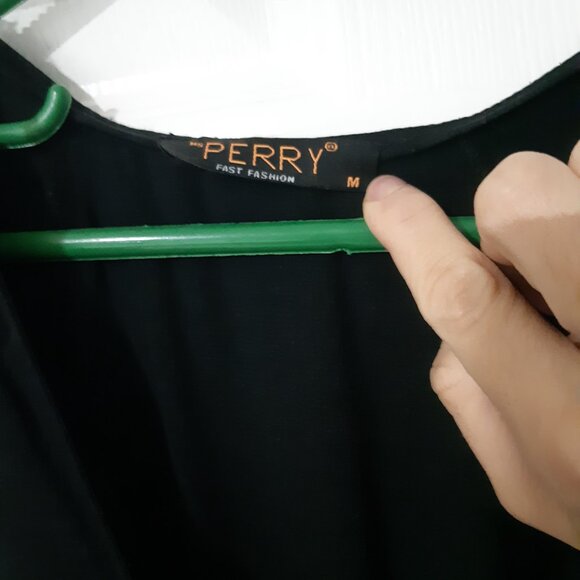 Black Layered Dress - Picture 2 of 3